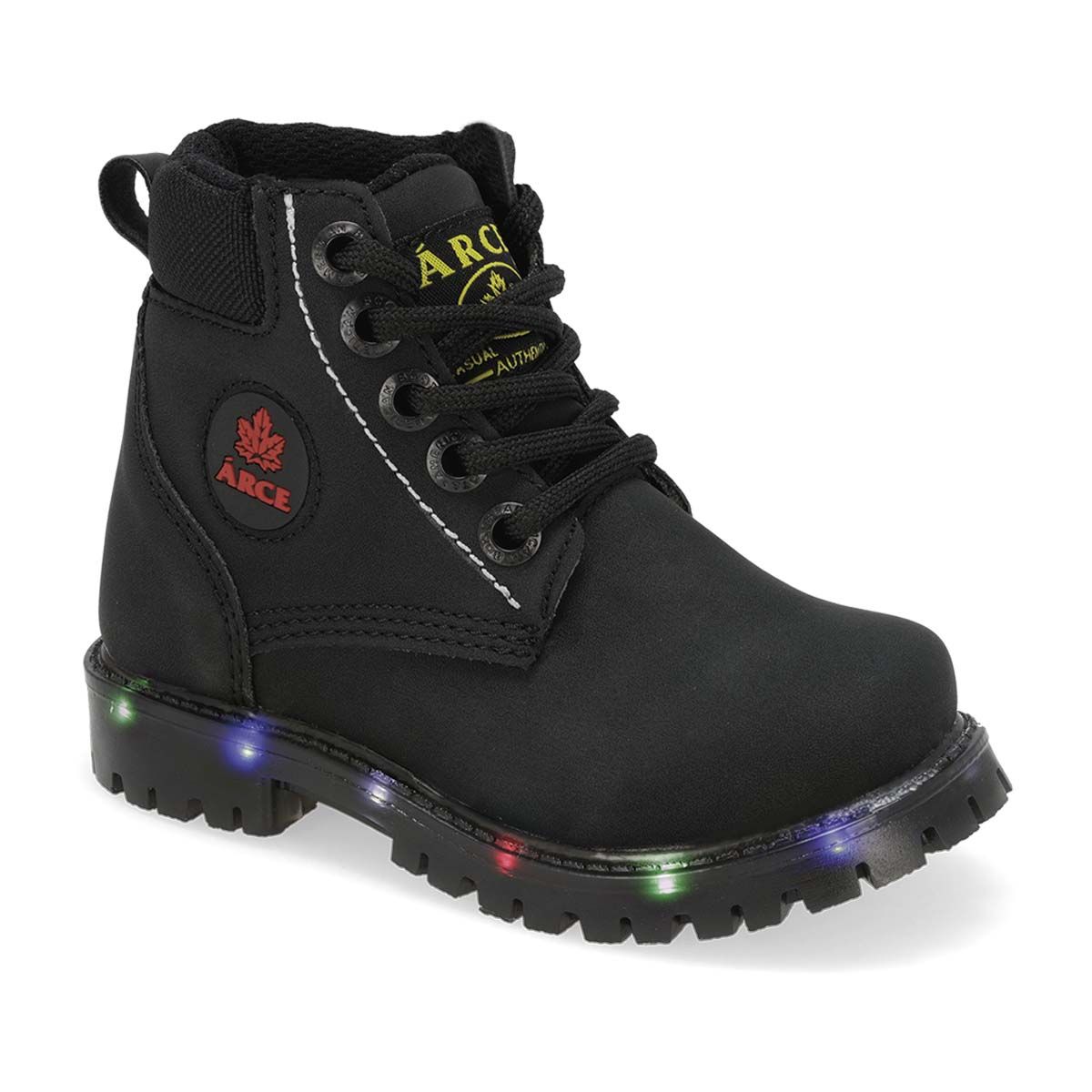 BOTA INFANTIL ARCE SUMIT LED NEGRO