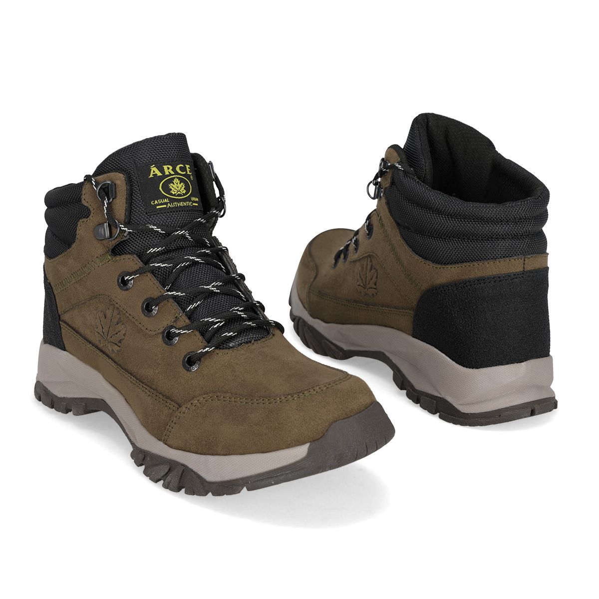 BOTA HIKING HOMBRE ARCE TRAX VERDE MUSGO