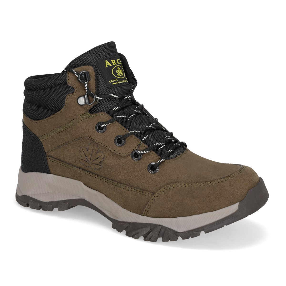 BOTA HIKING HOMBRE ARCE TRAX VERDE MUSGO