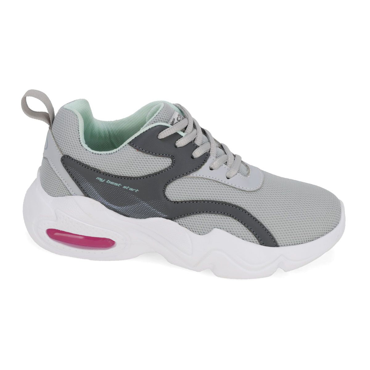 DEPORTIVO MUJER SCARE RS063 GRIS/OXFORD