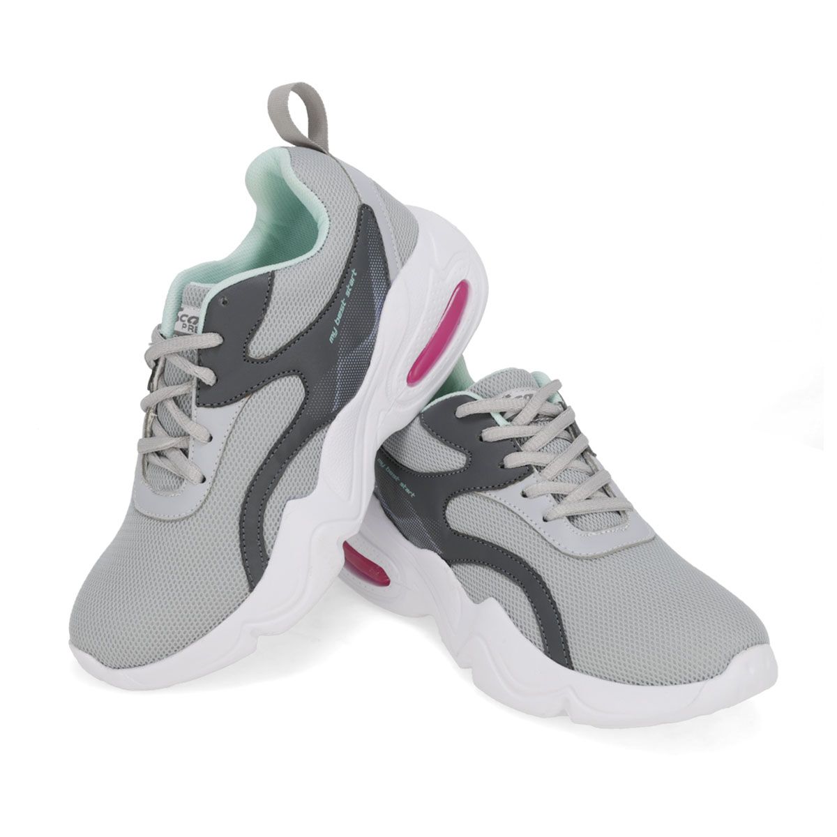 DEPORTIVO MUJER SCARE RS063 GRIS/OXFORD