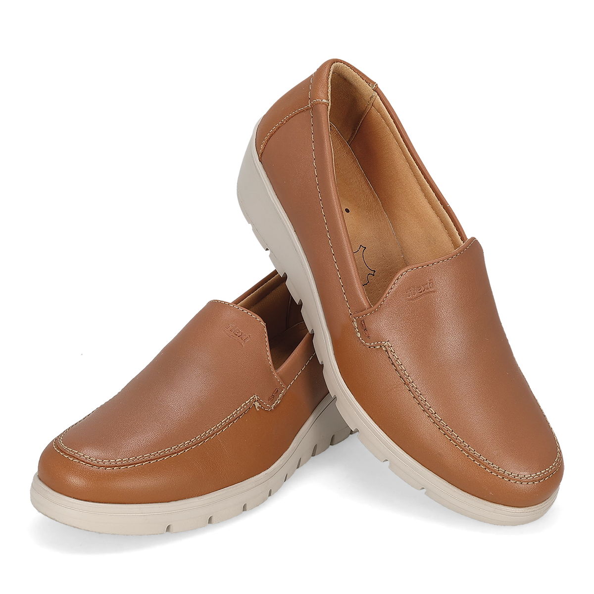 DESCANSO CASUAL MUJER FLEXI DAMA 104806 ARENA -OFERTA