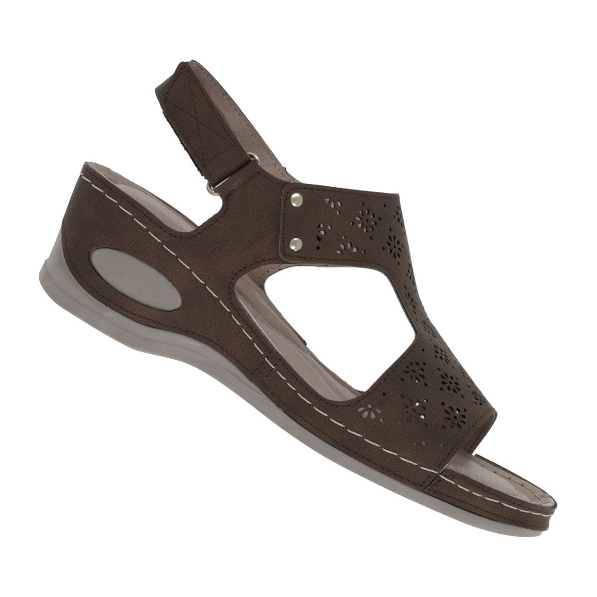 SANDALIA PISO MUJER VANNY'S 1813 COGÑAC-OUTLET