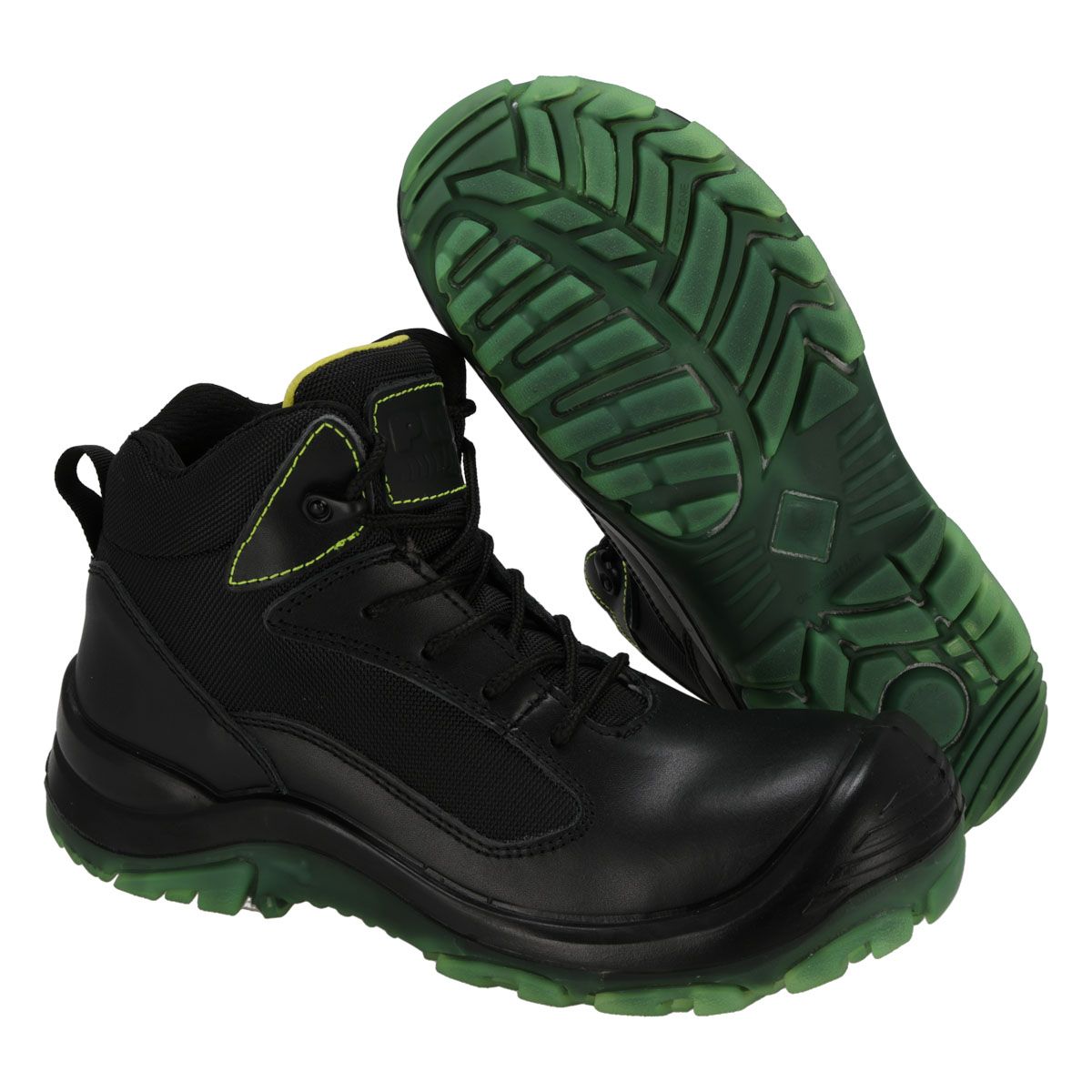 BOTA CASCO DIELECTRICO HOMBRE PMA 3300 NEGRO/VERDE