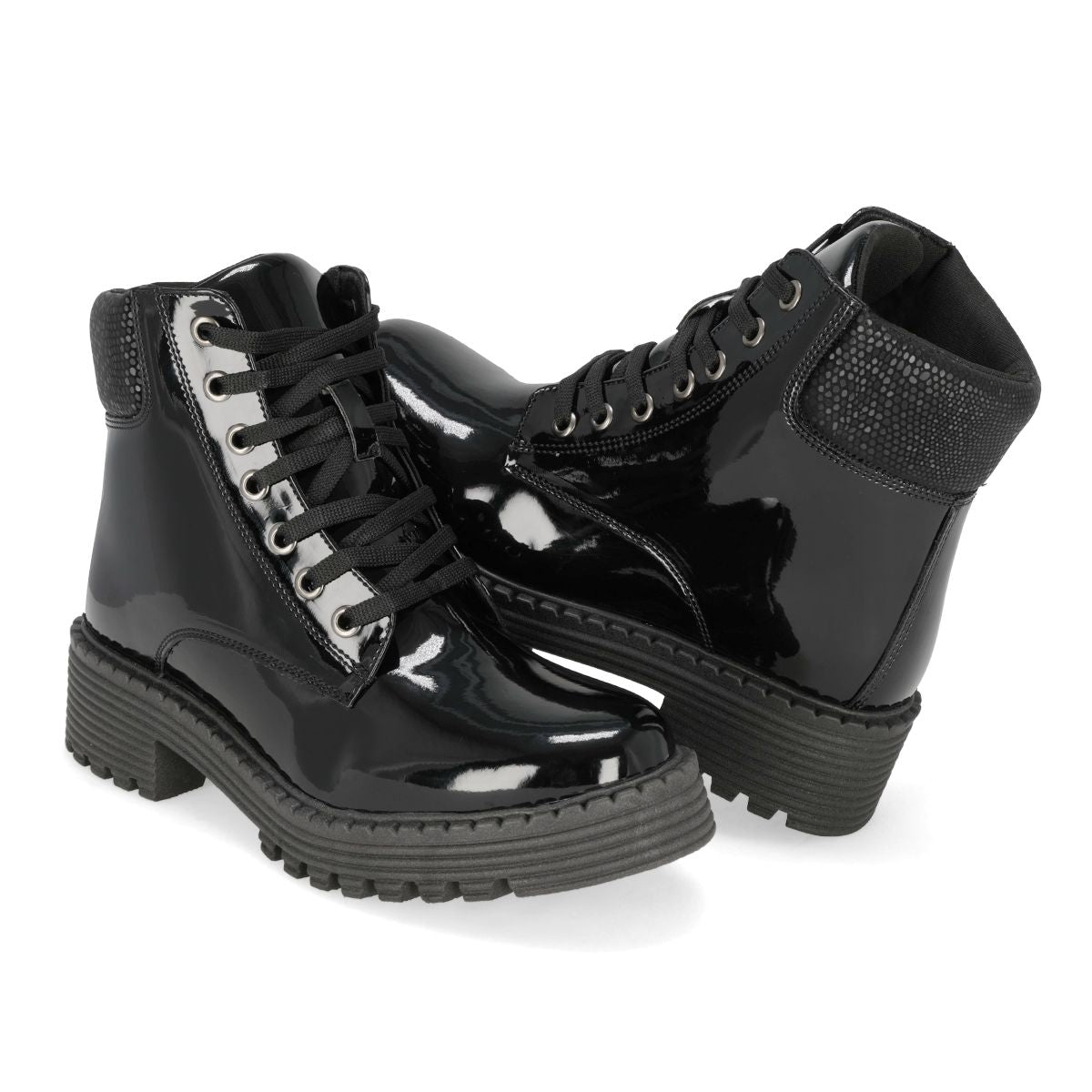 BOTA CASUAL MUJER ADIXION 7050 NEGRO