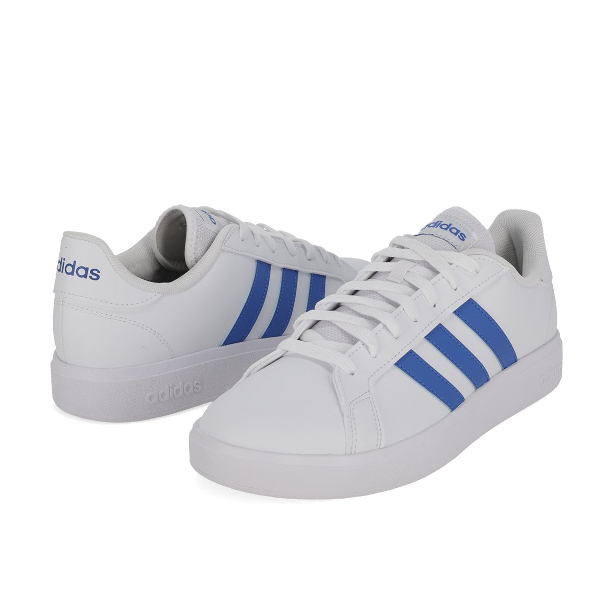 URBANO HOMBRE ADIDAS ID3022 BLANCO/AZUL-OUTLET