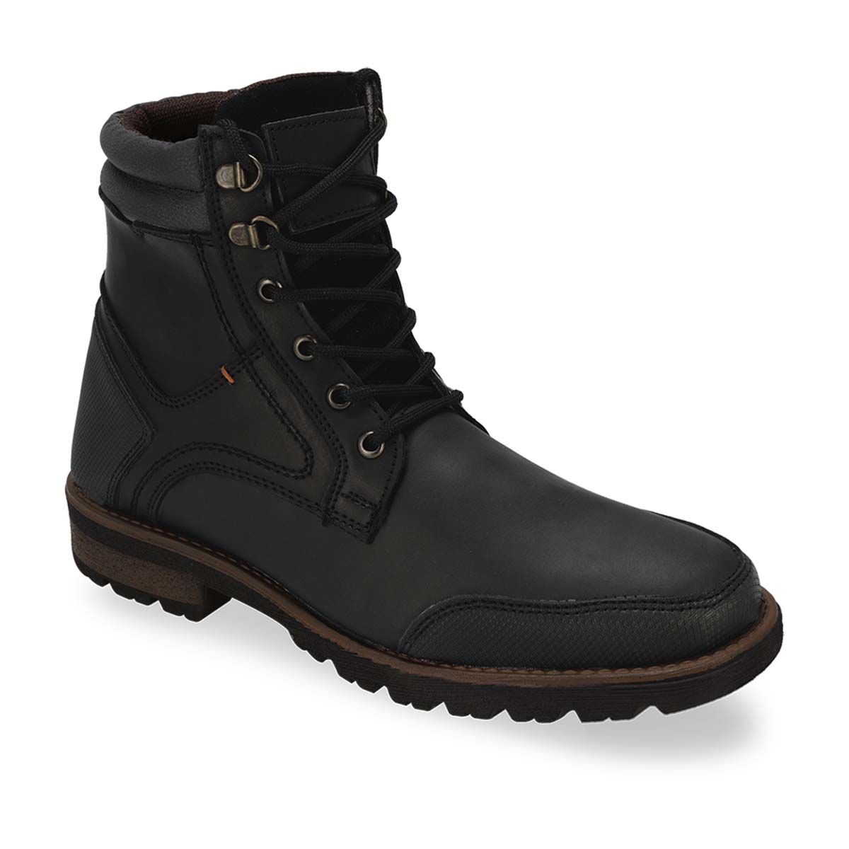 BOTA CASUAL HOMBRE ECCOFLEX 6100 CREAZYNEGRO