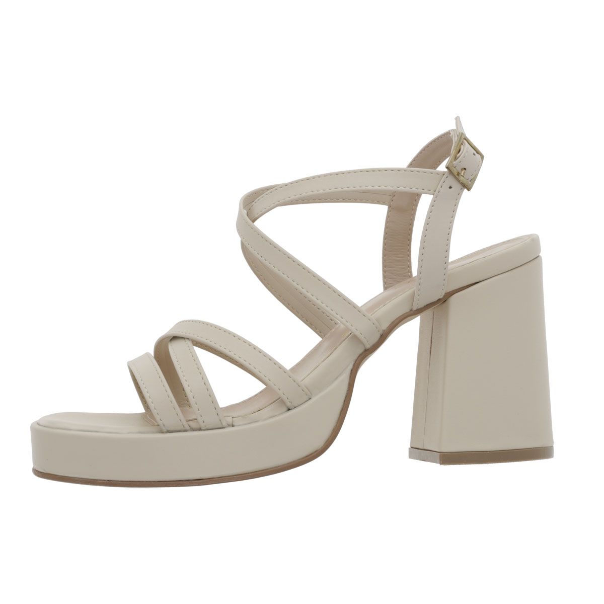 SANDALIA DE TACON MUJER SUZY LOVE 501 AVENA-OUTLET