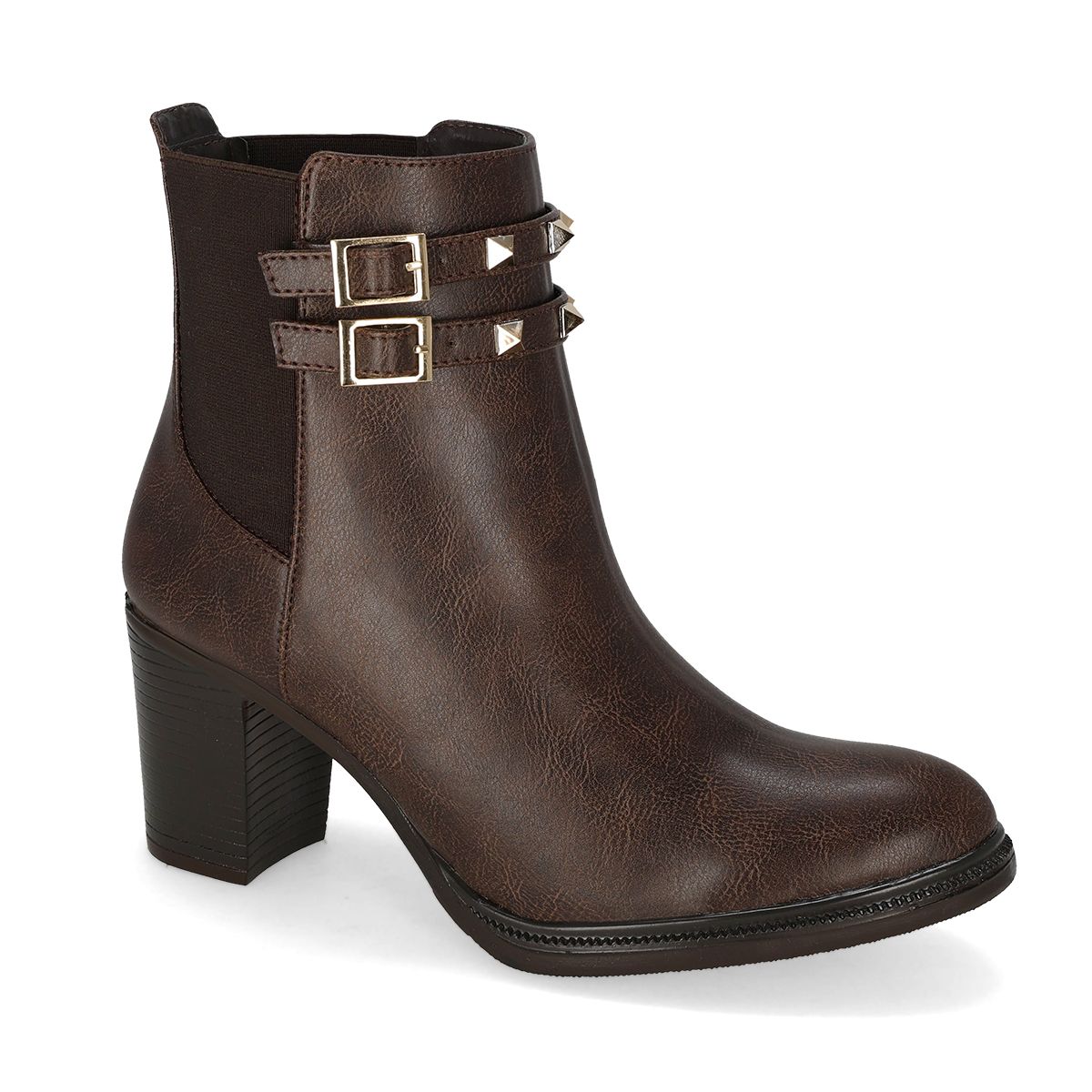 BOTIN TACON MUJER SUZY LOVE 7066 MOKA-OUTLET