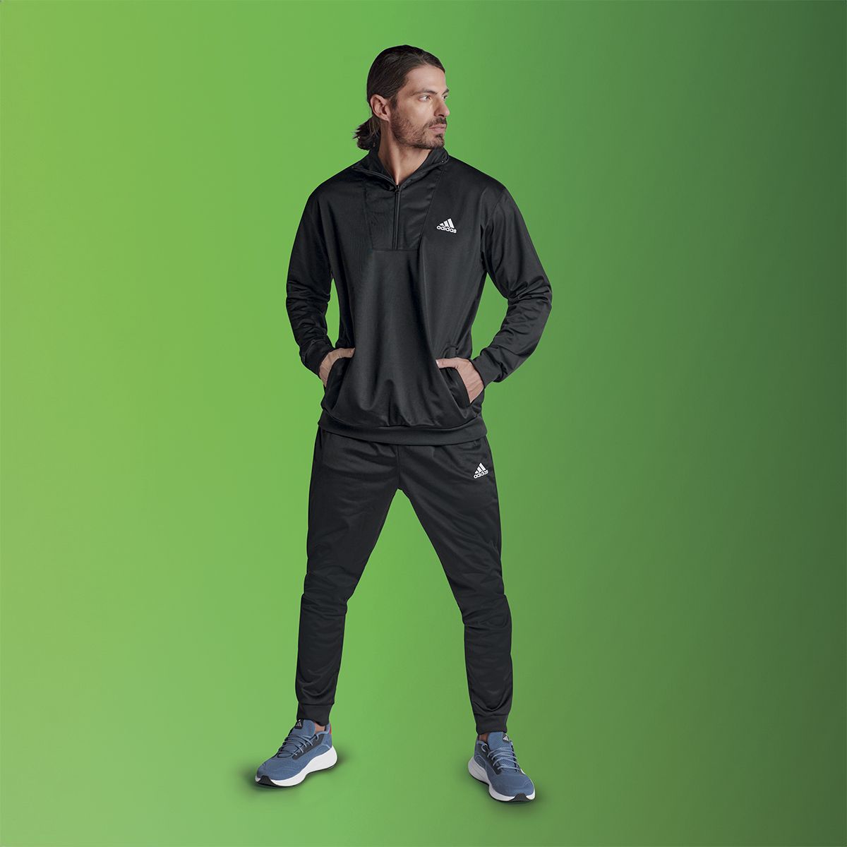 CONJUNTO HOMBRE ADIDAS WEAR IC6772 NEGRO