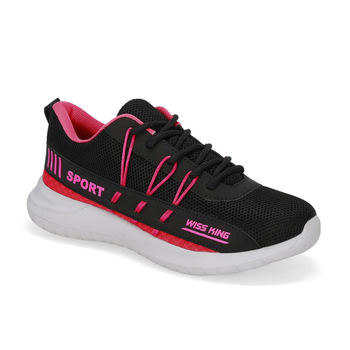 DEPORTIVO MUJER LWISS 090 NEGRO/FIUSHA