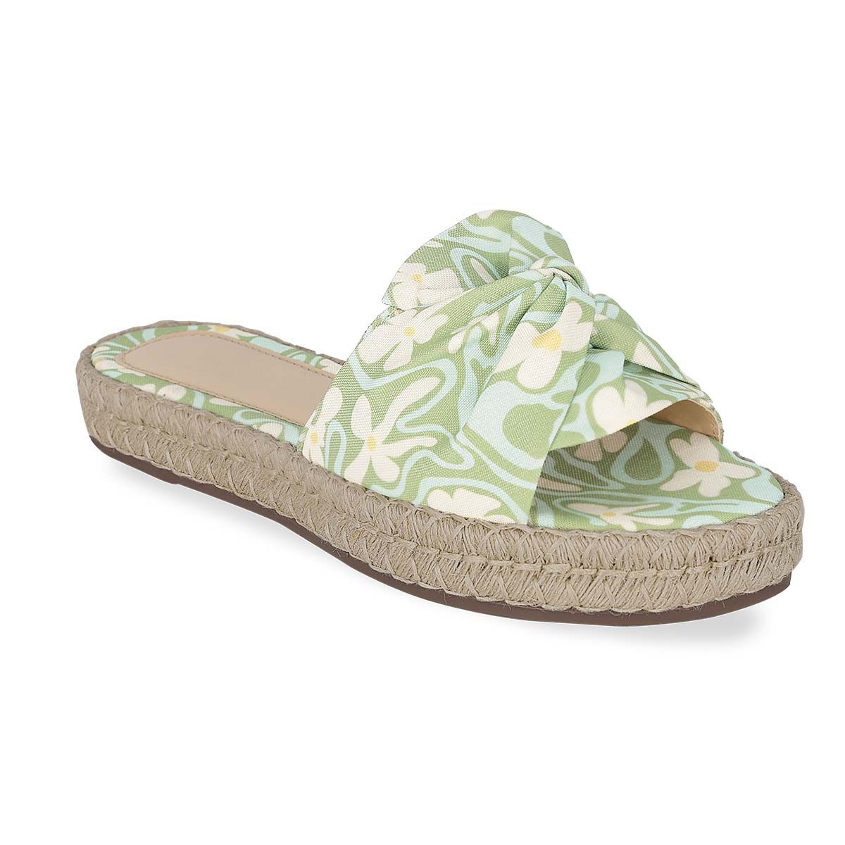 SANDALIA PISO MUJER RUMORES 6620 VERDE/MULTICOLOR-OUTLET