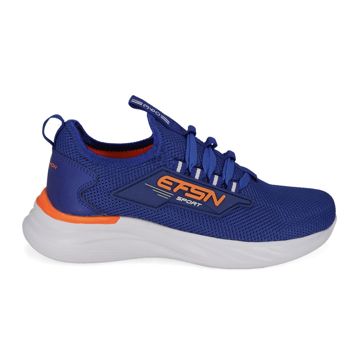 DEPORTIVO INFANTIL EFUSHION 360 AZUL REY/NARANJA NEON