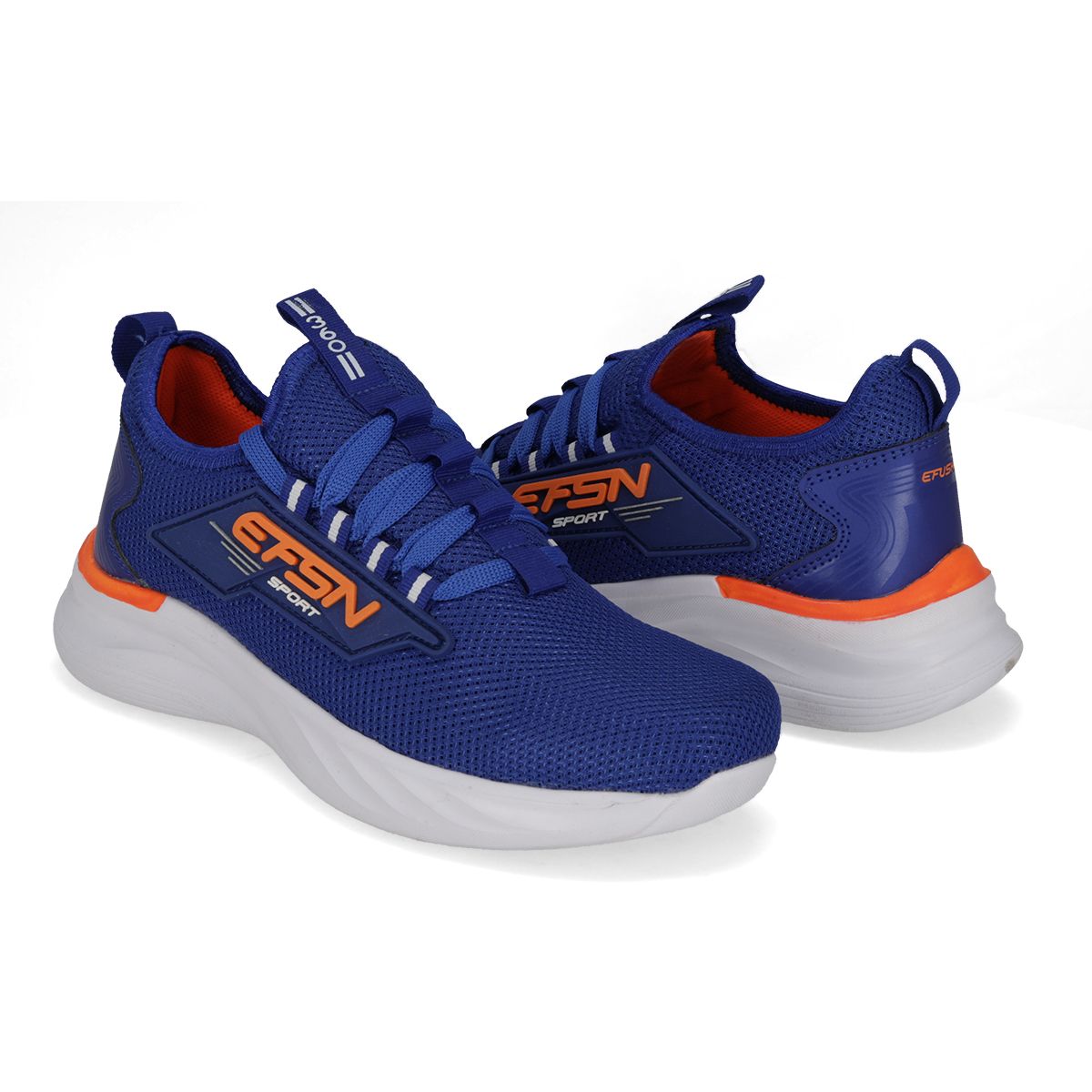 DEPORTIVO INFANTIL EFUSHION 360 AZUL REY/NARANJA NEON