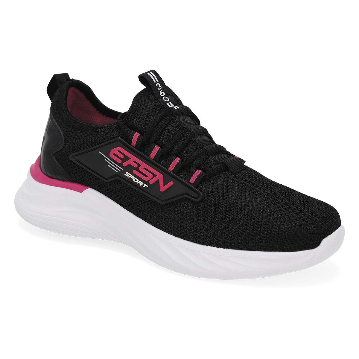 DEPORTIVO MUJER EFUSHION 360 NEGRO/FIUSHA