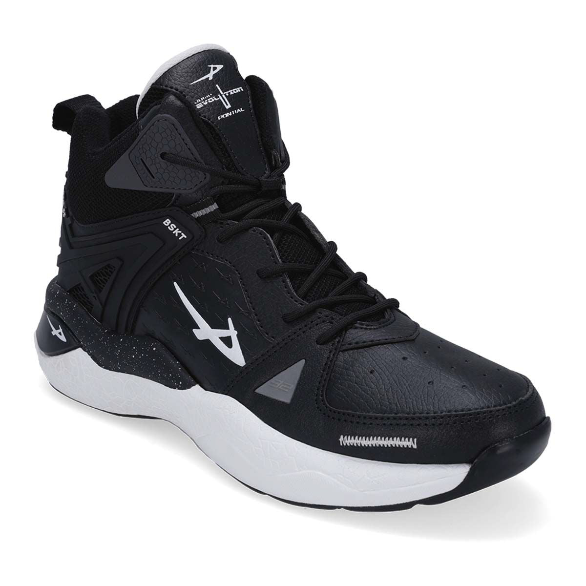 BASQUETBALL HOMBRE PONTIAC 6139 NEGRO/BLANCO-PV25