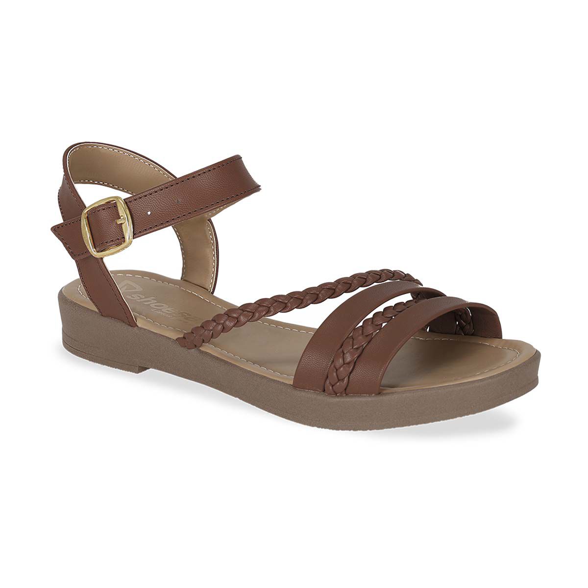 SANDALIA PISO MUJER SHOES ART 2644 TAN-PV25