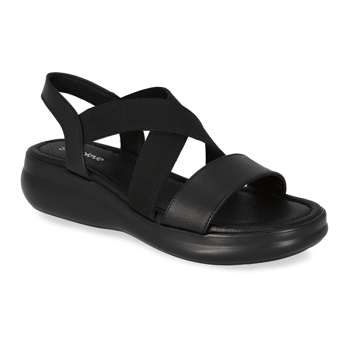 SANDALIA PISO MUJER GREEN LOVE 94062 NEGRO