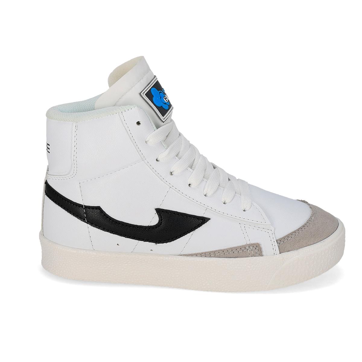 URBANO INFANTIL GUBE BLISER BLANCO/NEGRO