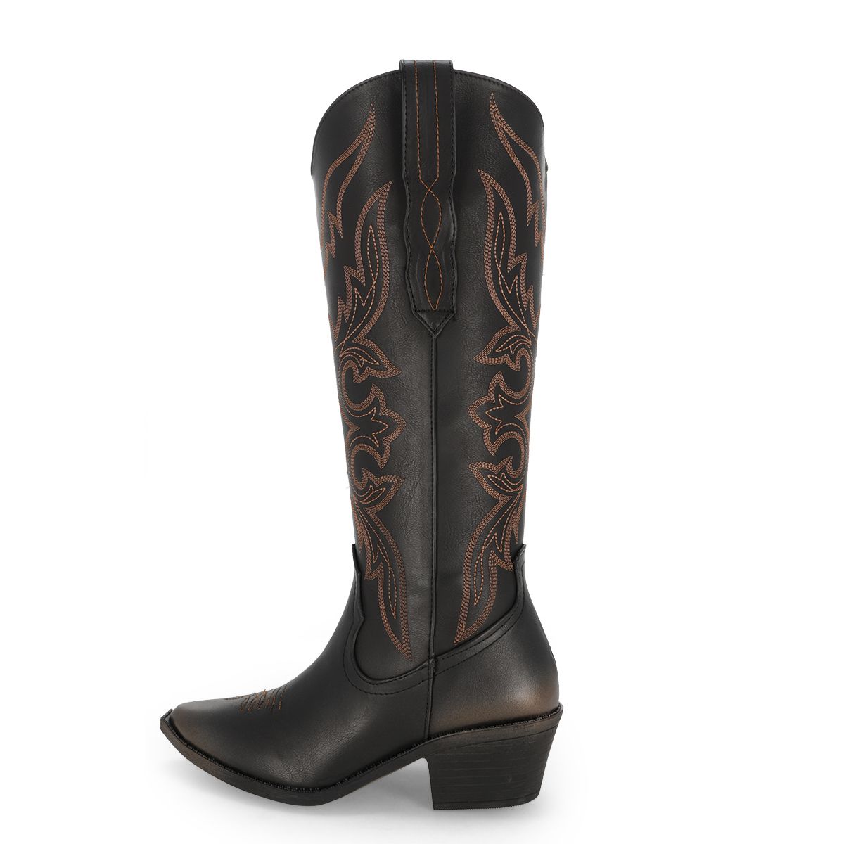 BOTA VAQUERA MUJER LADY CAROLINA 8011 NEGRO