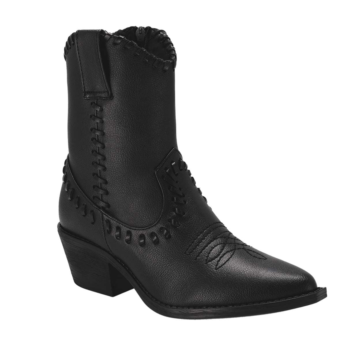 BOTIN VAQUERO MUJER LADY CAROLINA 8054 NEGRO