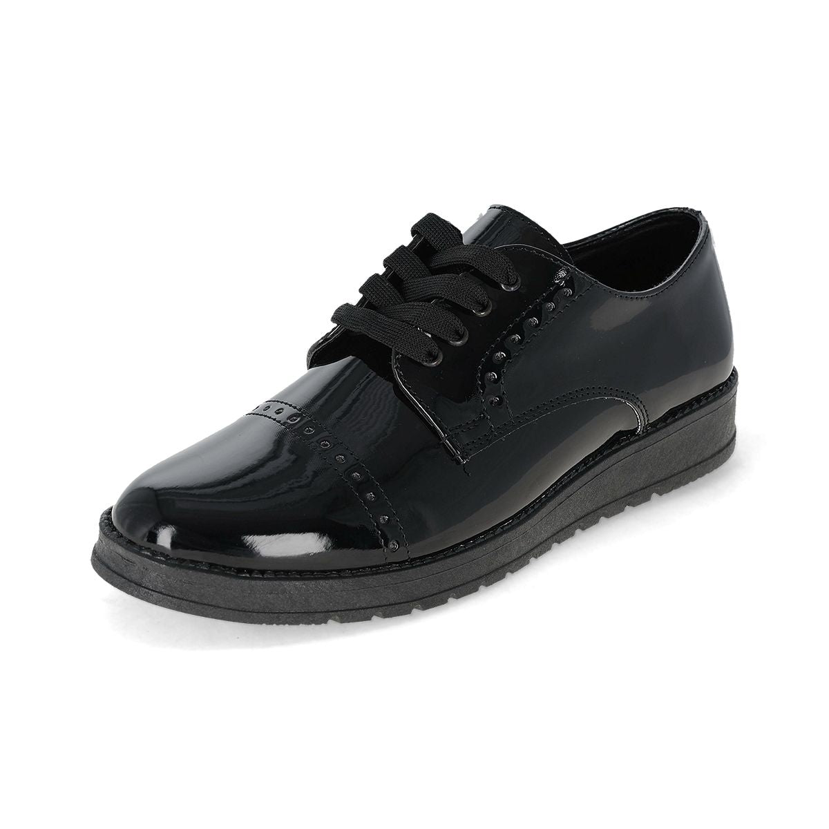 CASUAL MUJER MANHATTAN SHOES 6059 NEGRO CHAROL -PV25