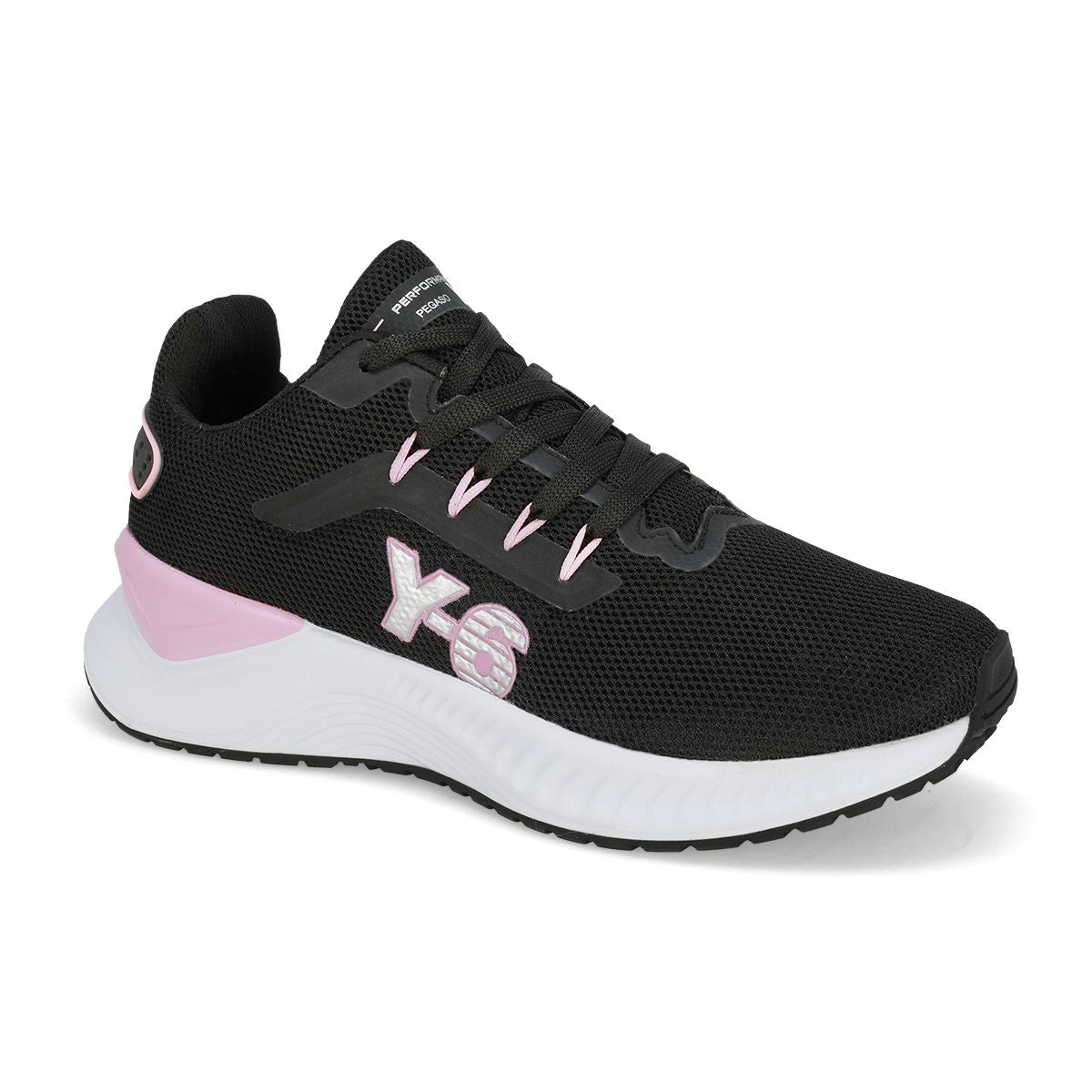 DEPORTIVO MUJER Y-6 761 NEGRO/ROSA