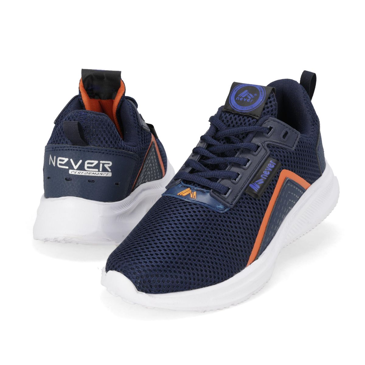 DEPORTIVO INFANTIL NEVER RUNNING 510 MARINO/NARANJA-OUTLET