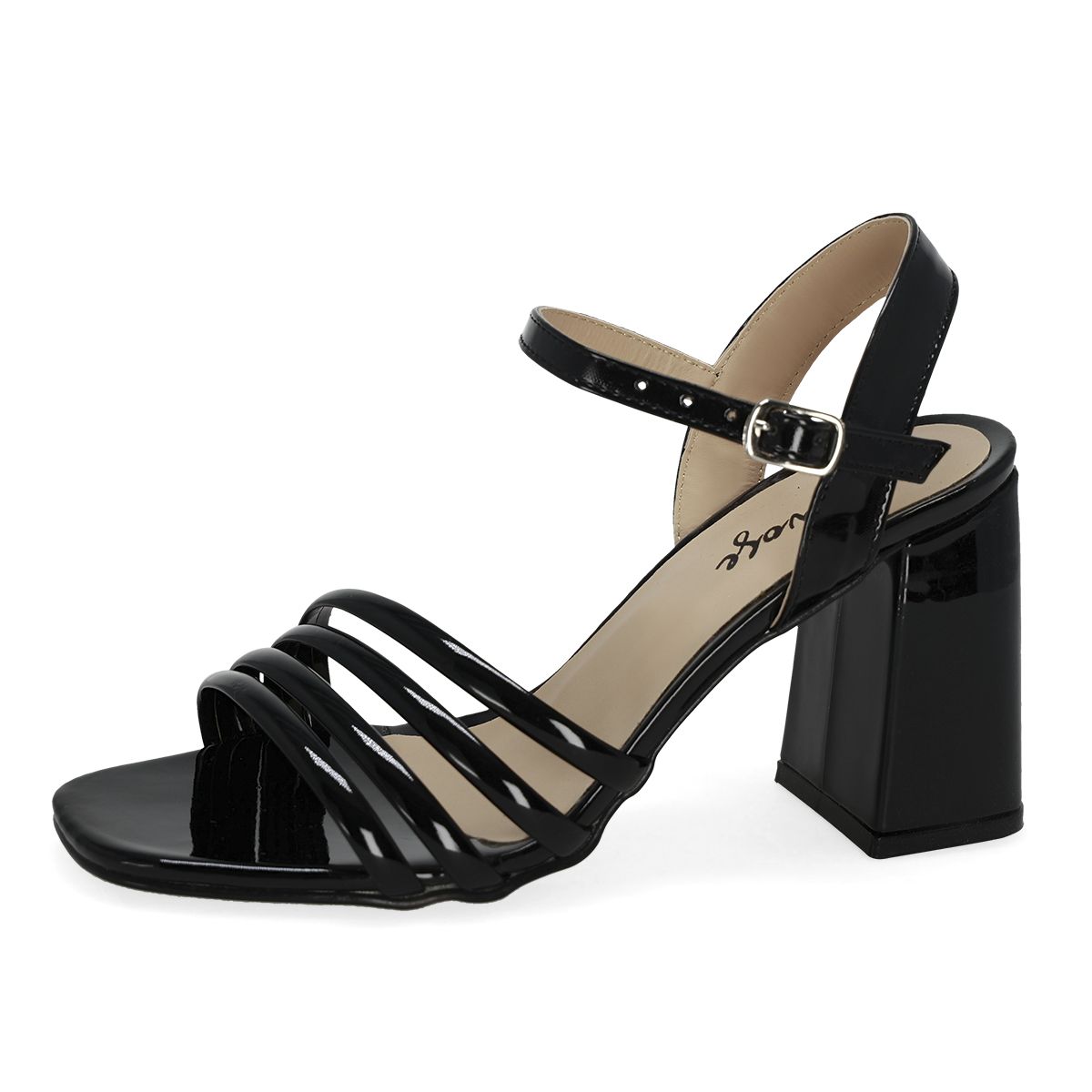 SANDALIA DE TACON MUJER MOA VOGE 322 NEGRO