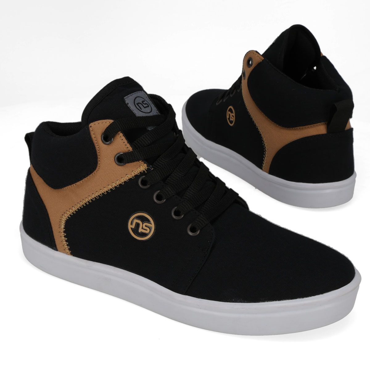 URBANO HOMBRE NEW STAR NS-63 NEGRO/CAMEL