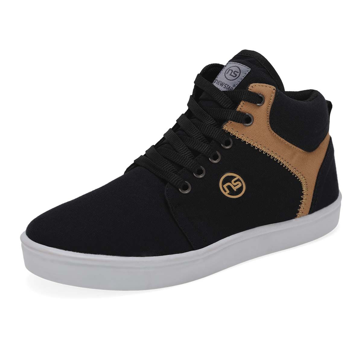 URBANO HOMBRE NEW STAR NS-63 NEGRO/CAMEL