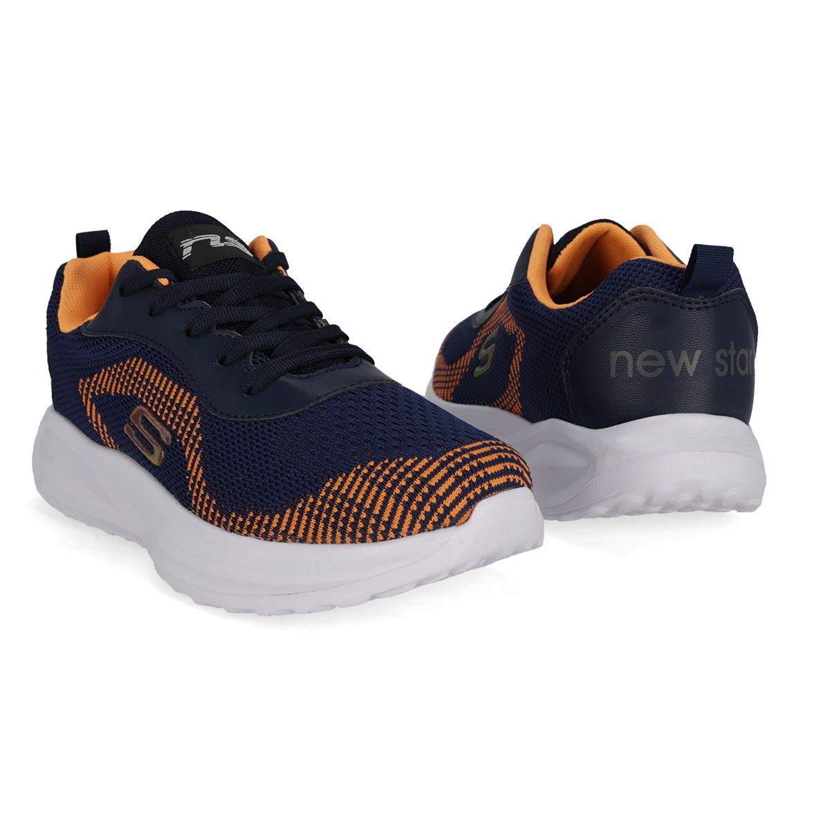 DEPORTIVO HOMBRE NEW STAR RN-22 MARINO/NARANJA