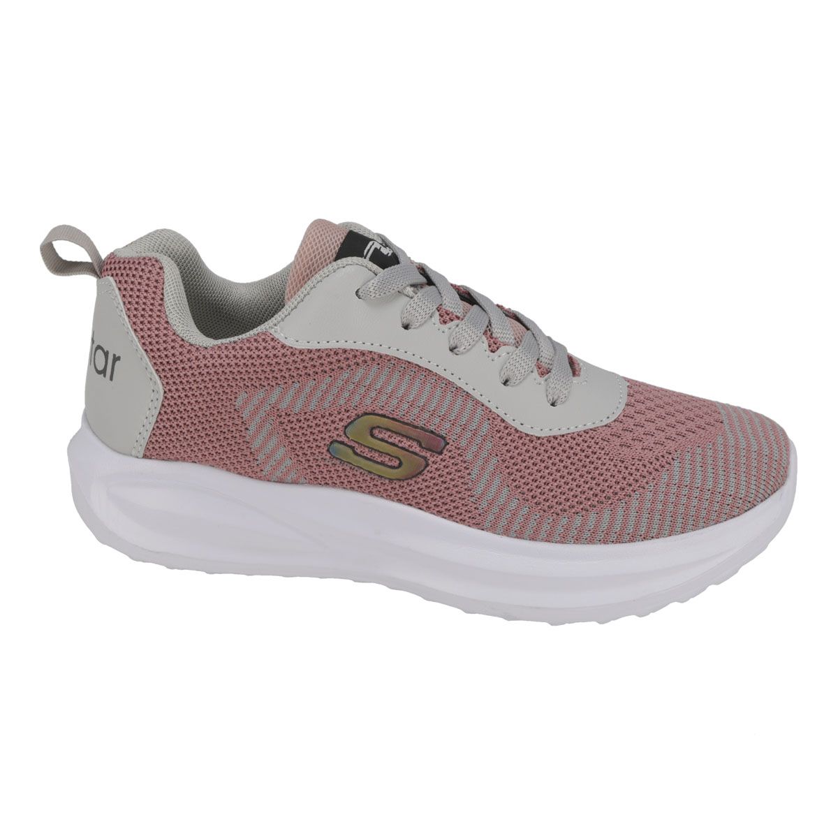 DEPORTIVO MUJER NEW STAR RN-22 GRIS/CORAL-OUTLET