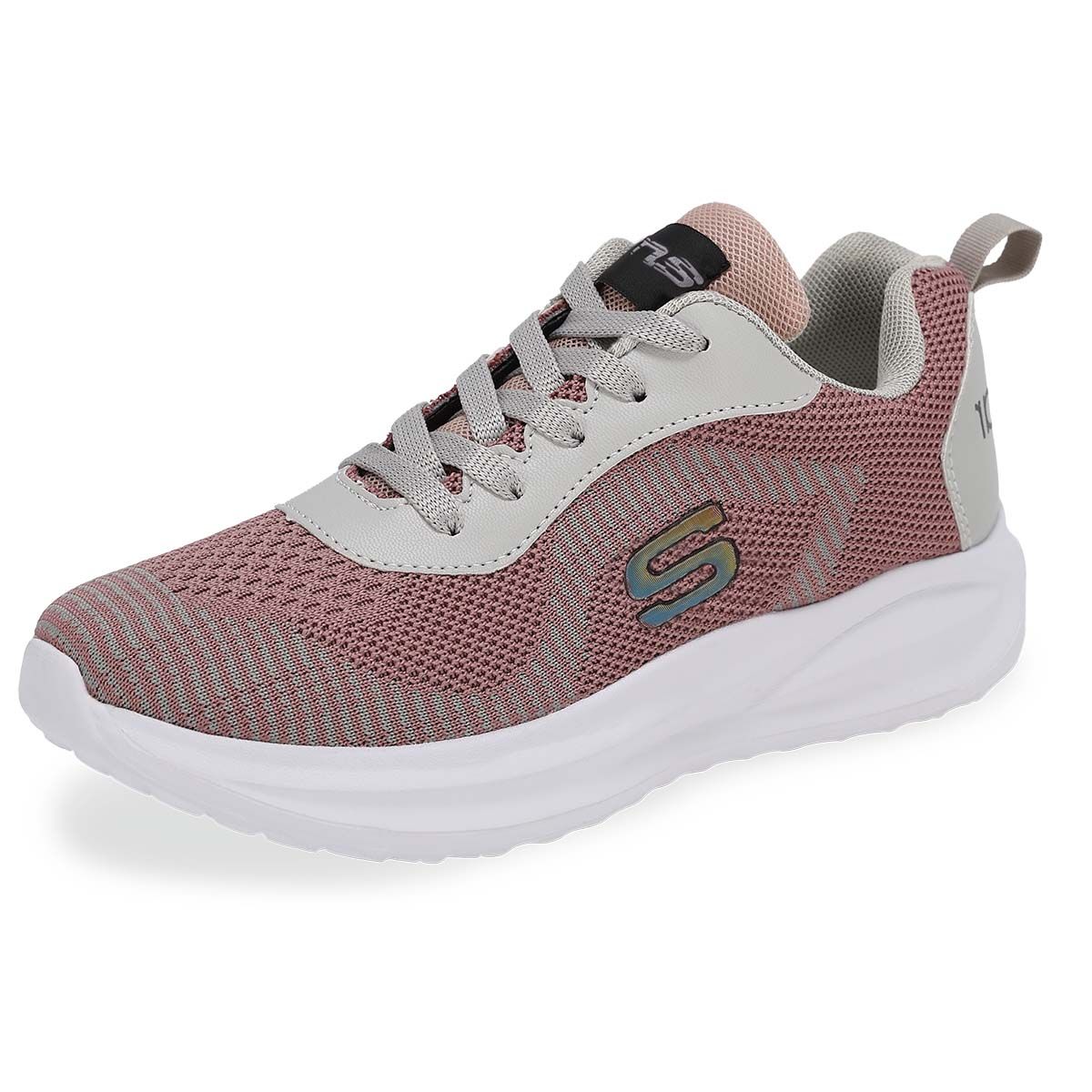 DEPORTIVO MUJER NEW STAR RN-22 GRIS/CORAL