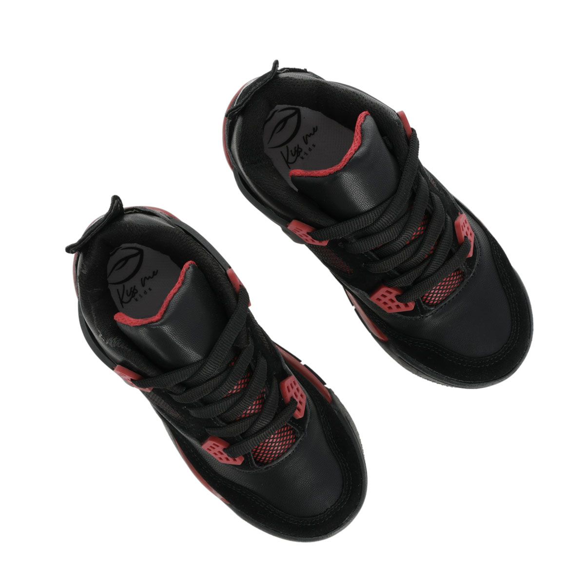 URBANO INFANTIL KISS ME 2028 NEGRO/ROJO