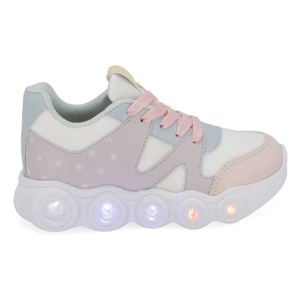 DEPORTIVO INFANTIL KISS ME 2606 BLANCO/LILA