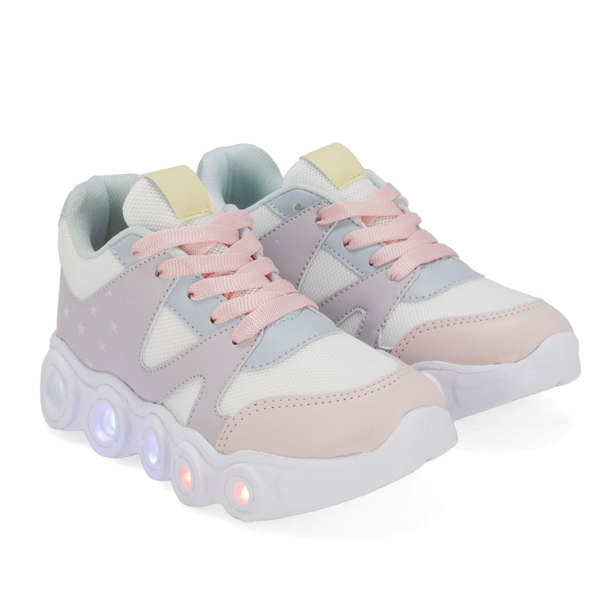 DEPORTIVO INFANTIL KISS ME 2606 BLANCO/LILA