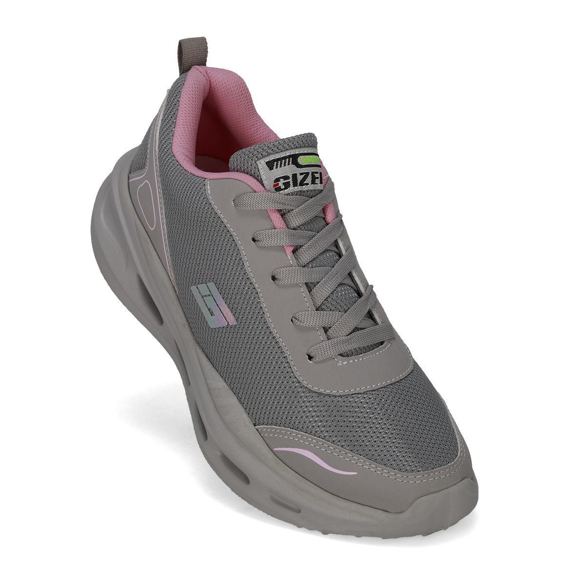 DEPORTIVO MUJER GIZER 78 GRIS/ROSA