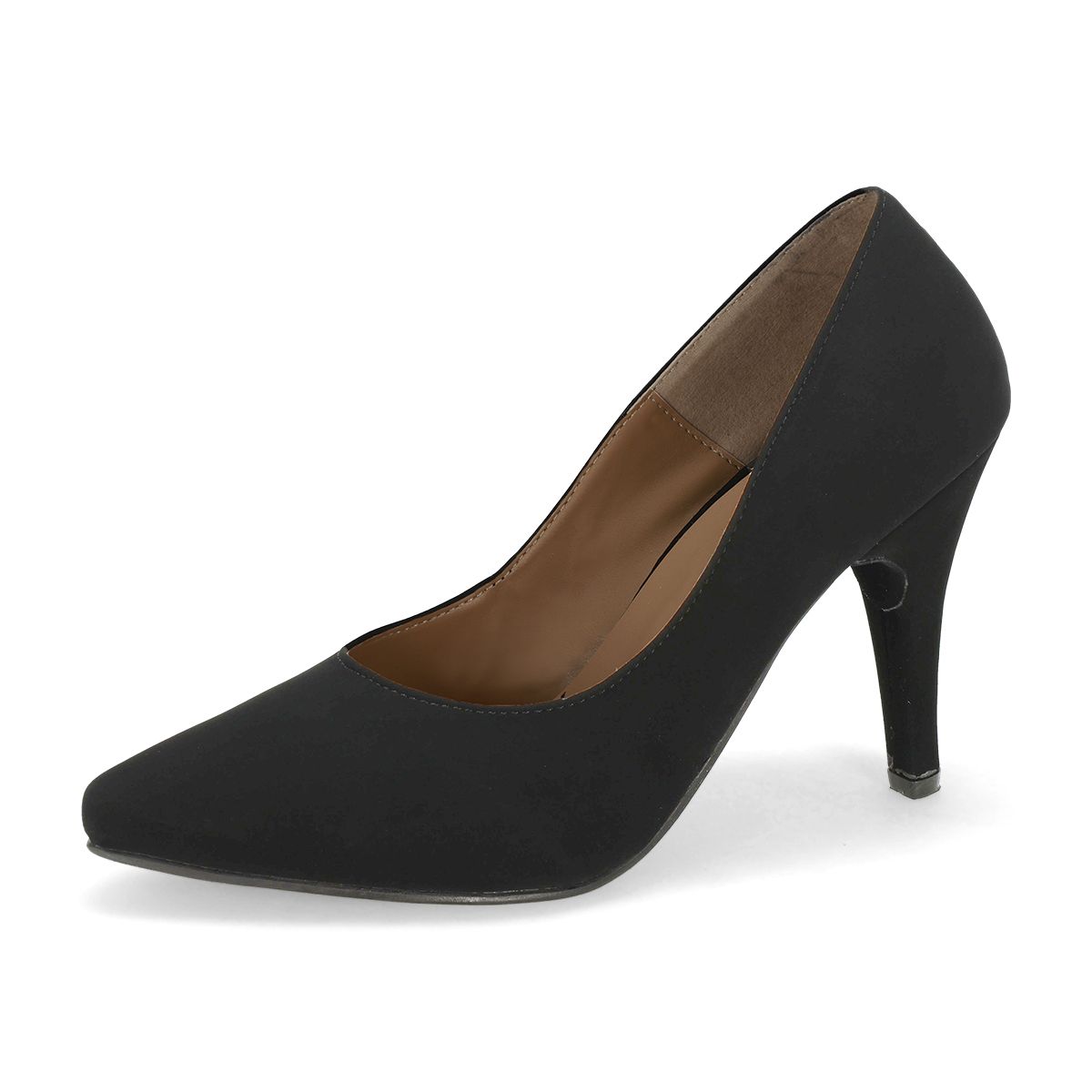 ZAPATILLA TACON ALTO MUJER ANGELA 9000-11 NEGRO-PV25