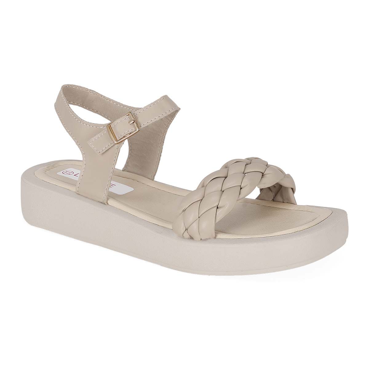 SANDALIA PISO MUJER LIZETTE SHOES 2501 BEIGE-OUTLET