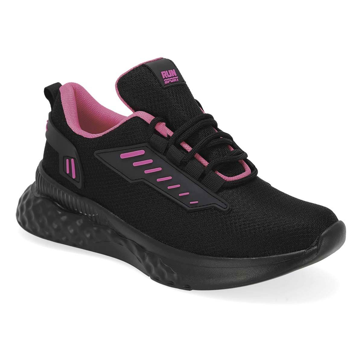 DEPORTIVO MUJER RUN PREMIUM 032 NEGRO/FIUSHA-OUTLET