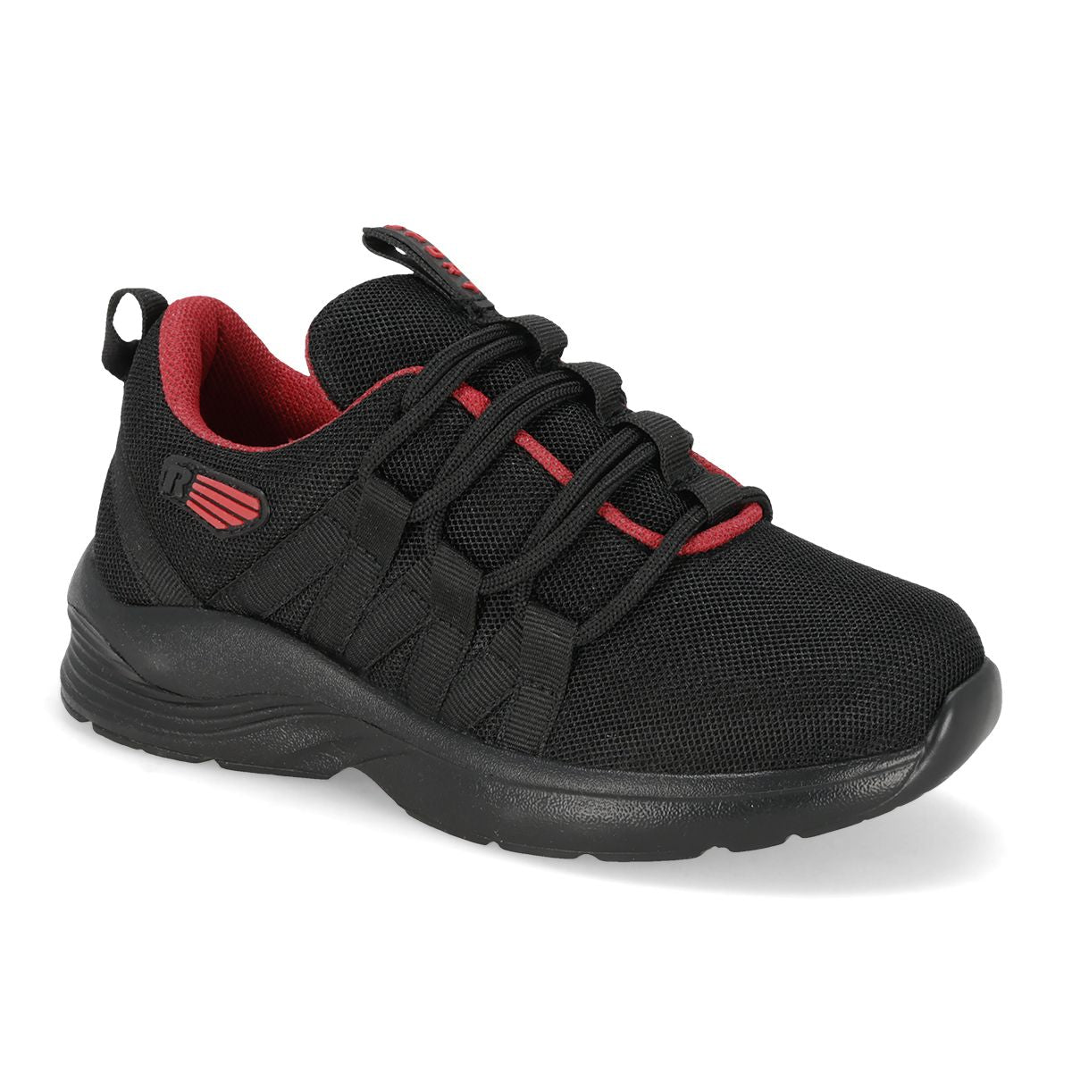 DEPORTIVO INFANTIL RUN PREMIUM 052 NEGRO/ROJO