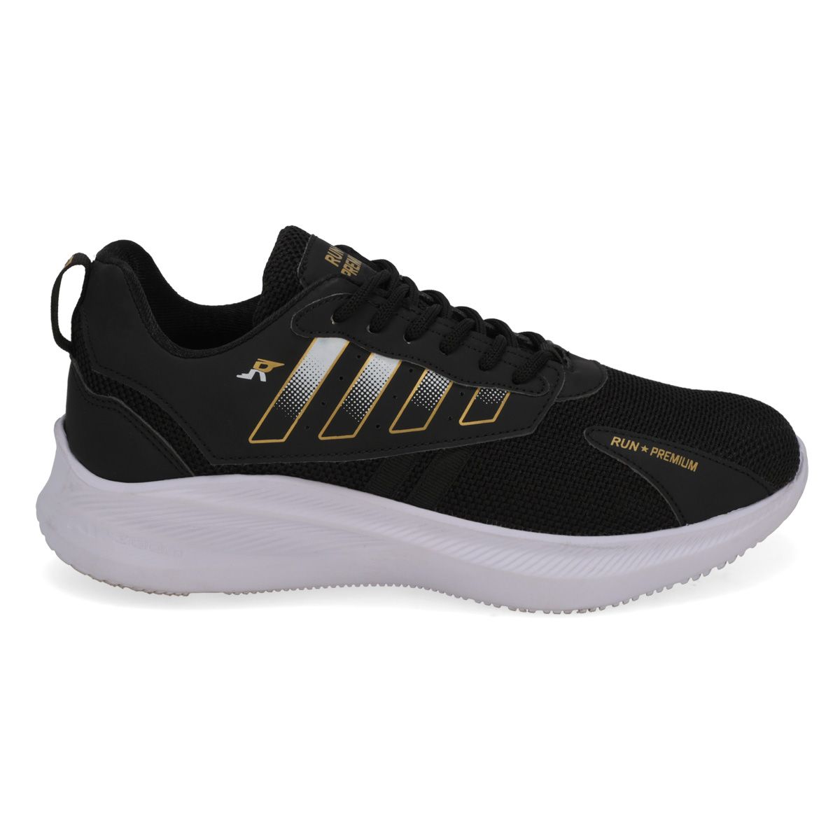 DEPORTIVO INFANTIL RUN PREMIUM 062 NEGRO/ORO