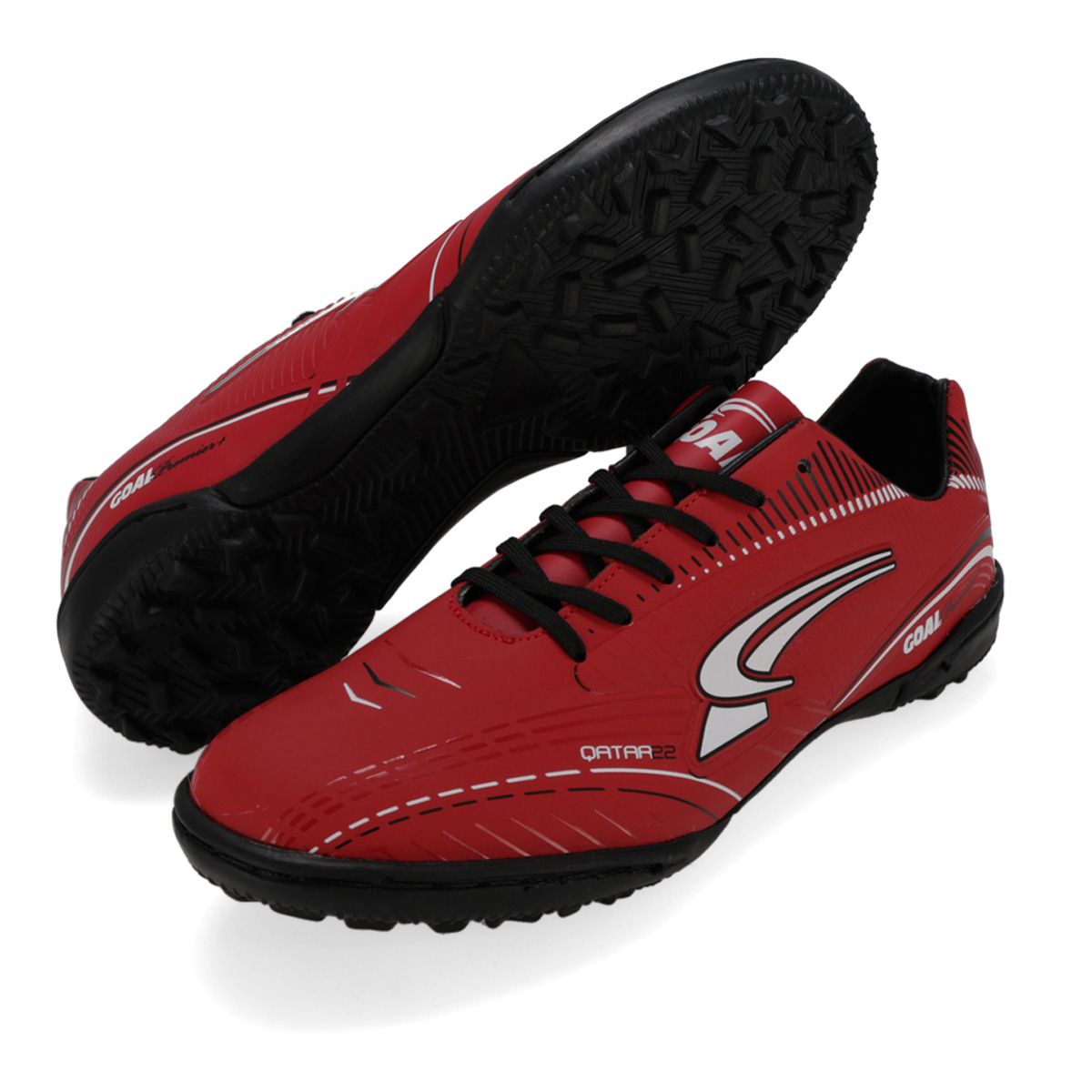 INDOOR HOMBRE GOAL 173 ROJO/NEGRO/BLANCO-OUTLET