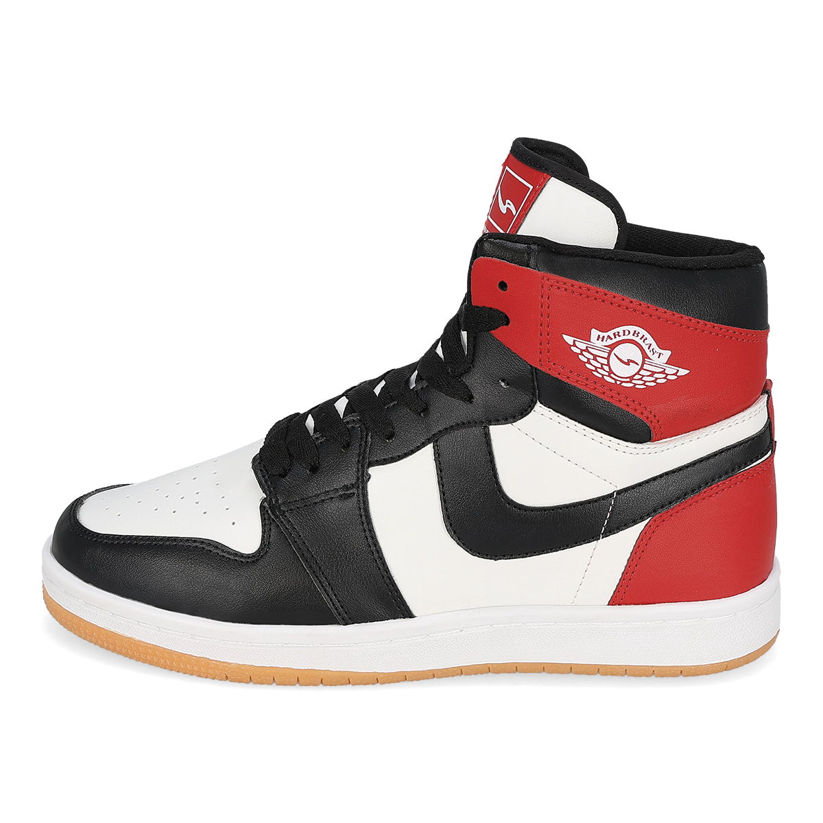 URBANO INFANTIL HARDBRAST HB2021 BLANCO/NEGRO/ROJO