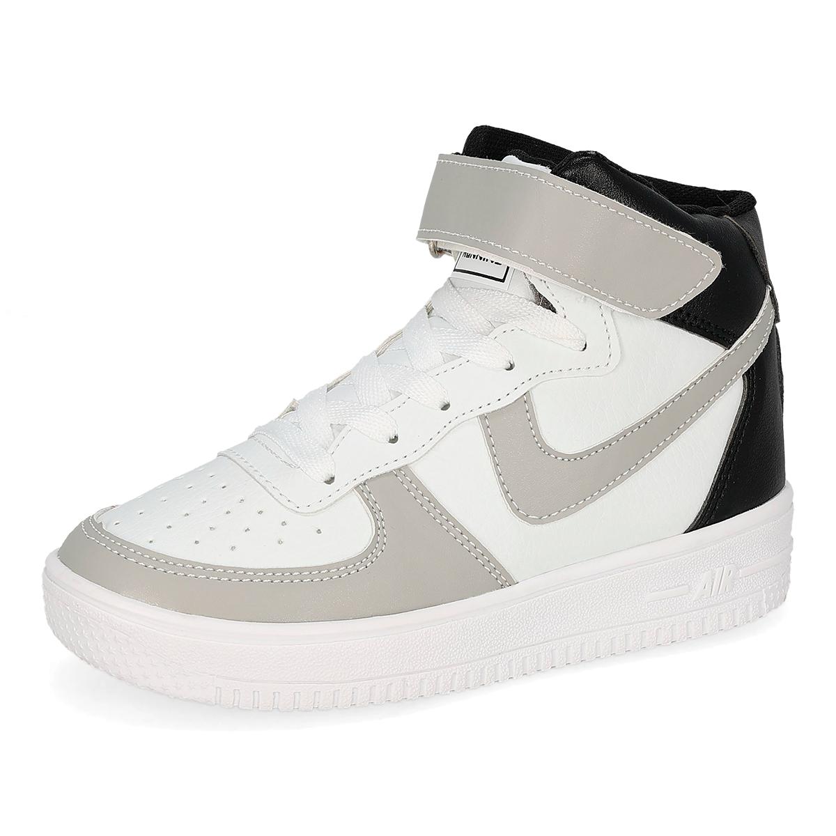 URBANO INFANTIL MS RUNNING 231-14 BLANCO/GRIS/NEGRO