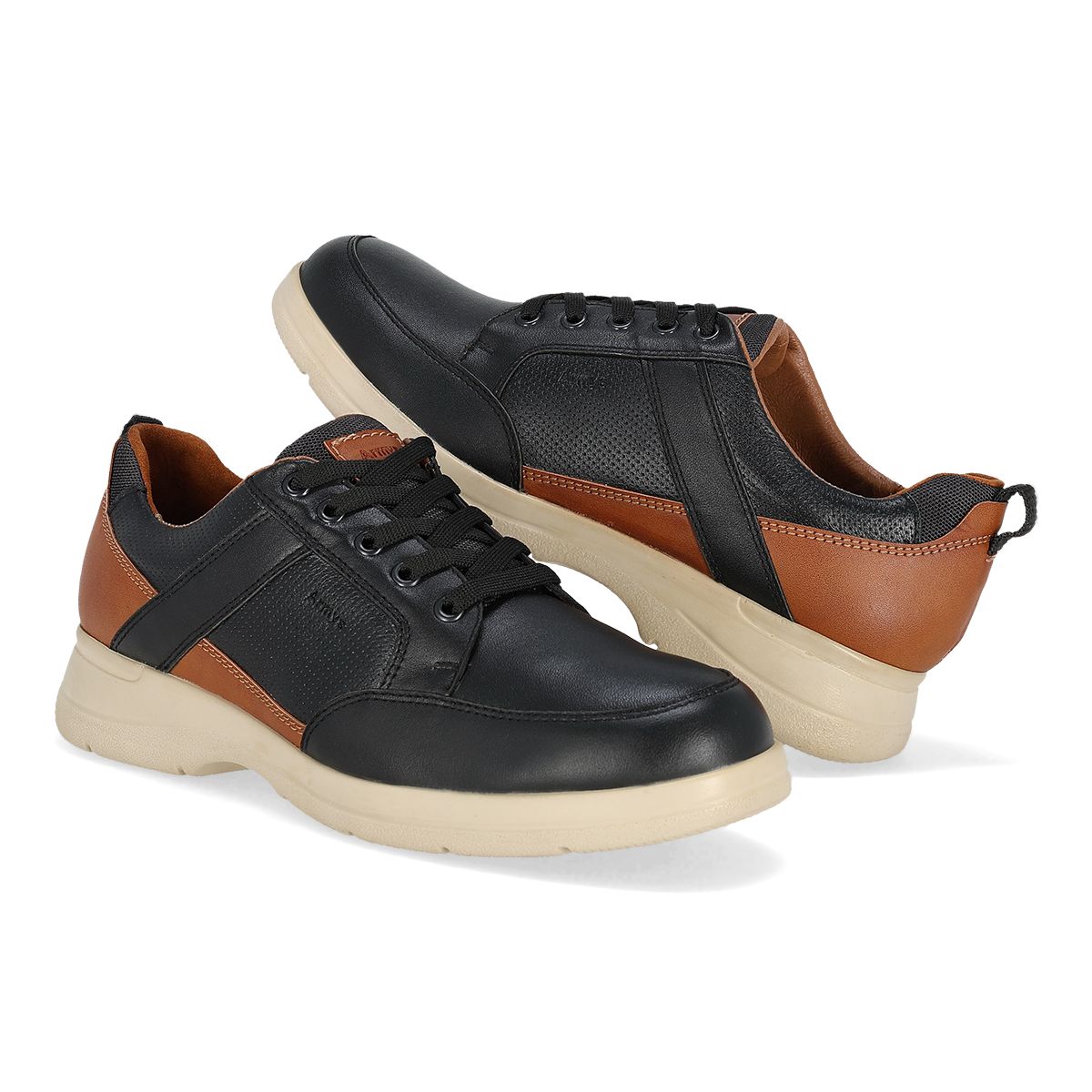 CONFORT HOMBRE ARMY'S 2480 NEGRO/CAMEL-OUTLET