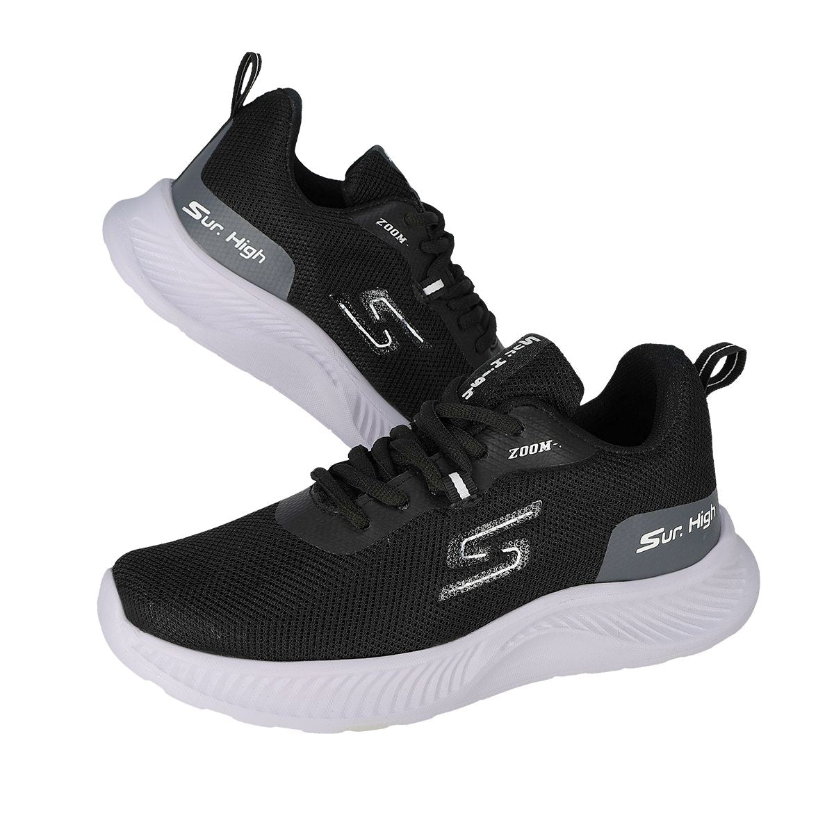 DEPORTIVO MUJER SUR HIGH 125 NEGRO/BLANCO-OUTLET