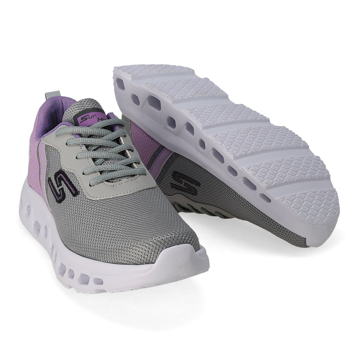 DEPORTIVO MUJER SUR HIGH 1000 GRIS/LILA