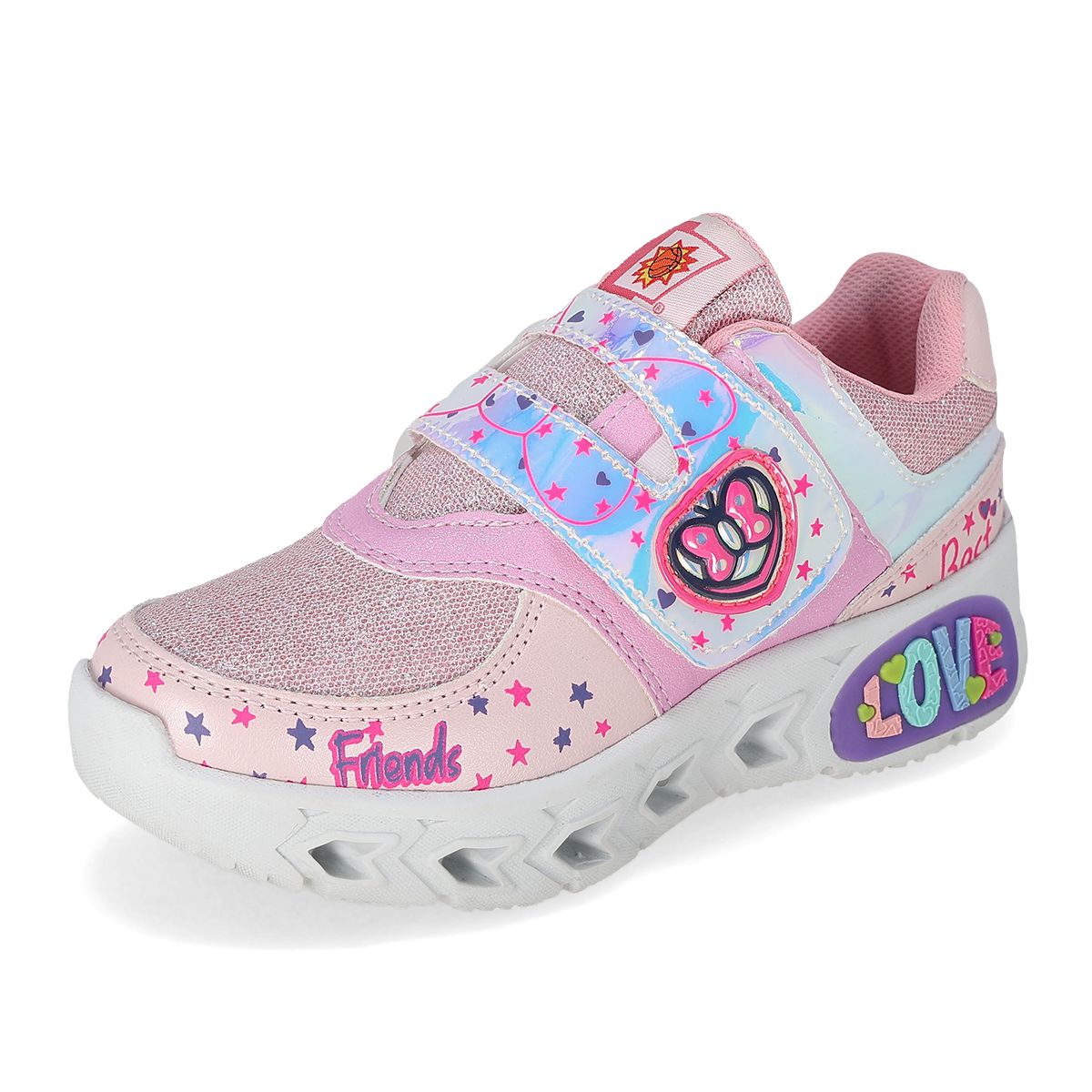 TENIS CON LUCES INFANTIL SUNS 706 ROSA/FIUSHA-PV25